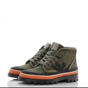 Valentino Garavani Camouflage Canvas High-Top Sneaker. *New NWT